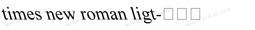 times new roman ligt字体转换 times new roman ligt字体转换